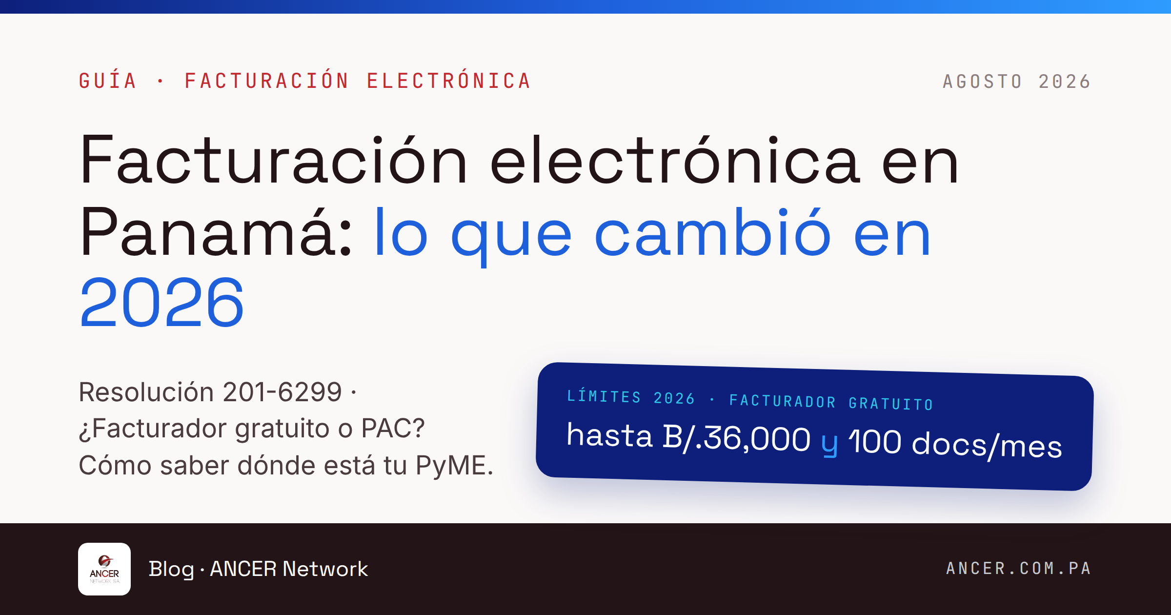 Facturación electrónica en Panamá 2026: guía para tu PyME